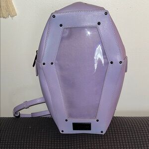 Blackcraft Cult coffin ⚰️ shaped Ita Bag, Lavender
